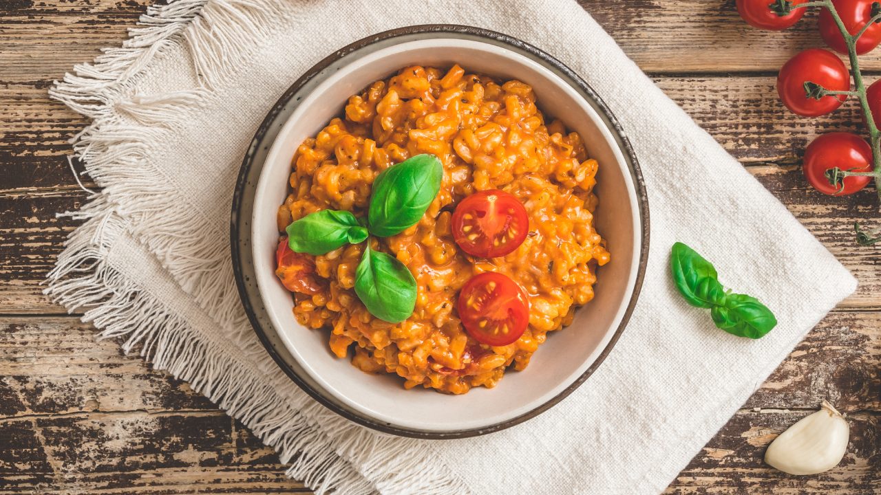 Tomato and Olive Risotto Recipe
